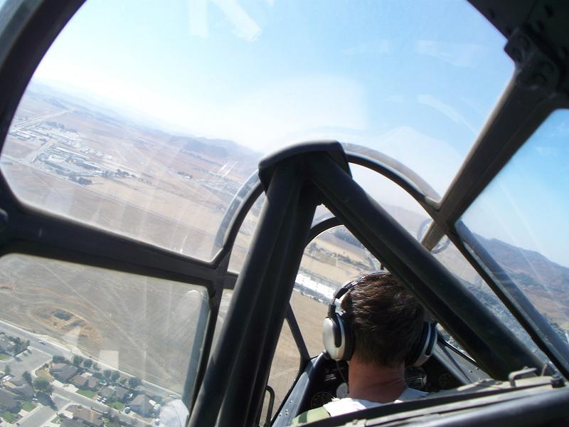 Over Hemit, California.  Langley Flyiing School.